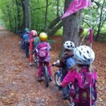 Fahrradtour, Wald, Stausee, Vorschulkinder